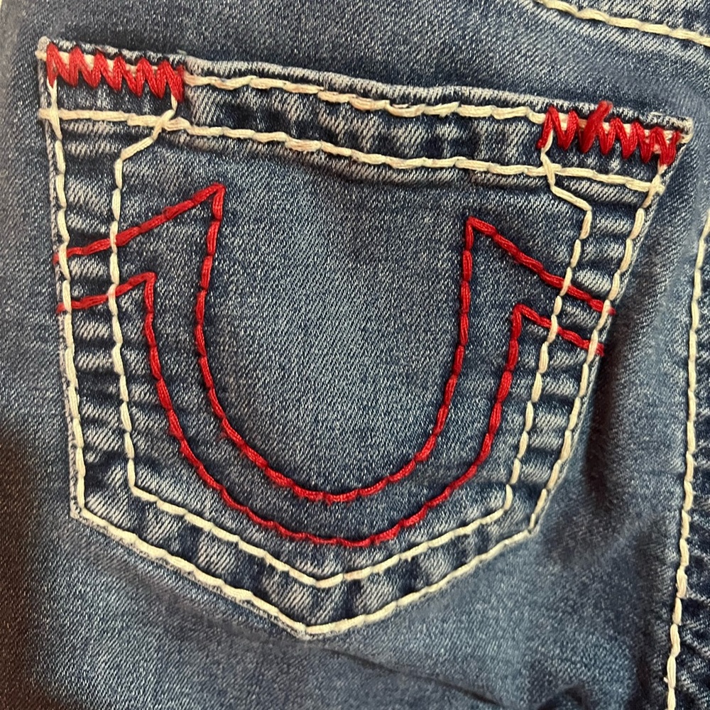 True Religion Jenny Curve Mid Rise Skinny Size 28
